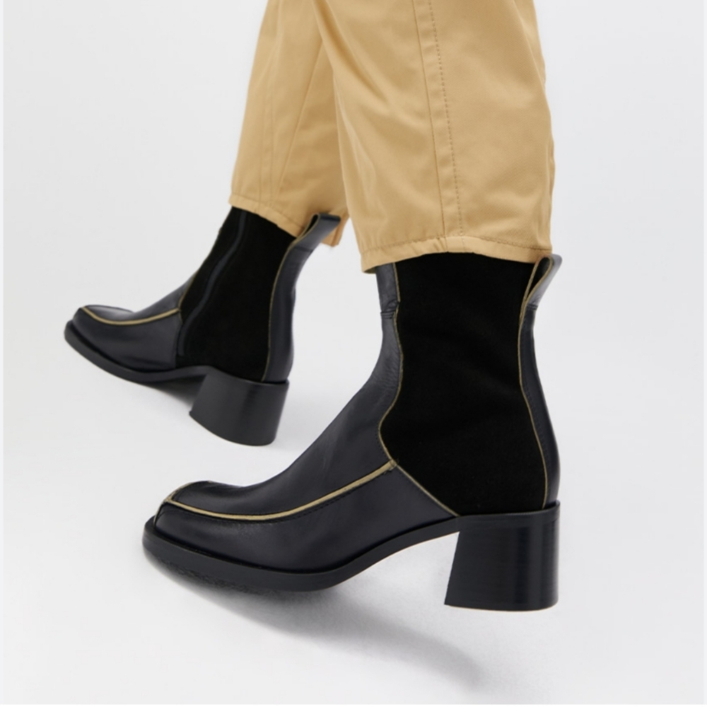 E8 by MIISTA JILL BLACK BOOTS